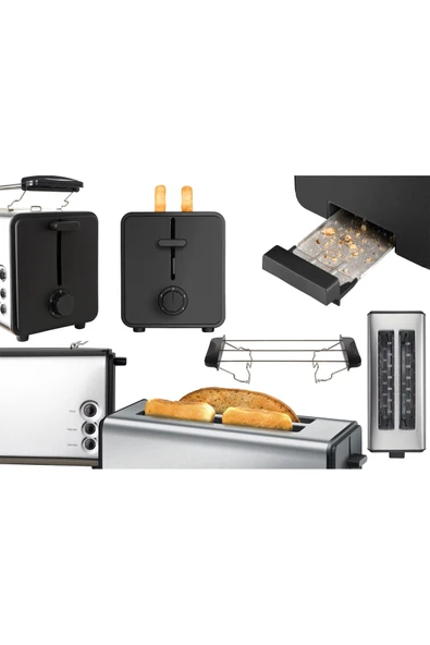 ZLN2720 4 Dilim XL Ekmek Kızartma Makinesi | 1400W | Yeniden Isıtma ve Buz Çözme Özellikli - Resim 6