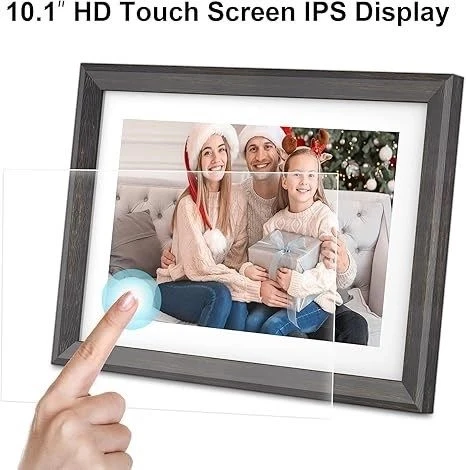 YunQiDeer Dijital Fotoğraf Çerçevesi WiFi 10.1 Inc IPS 16GB 1280x800 IPS Ekran - Resim 4