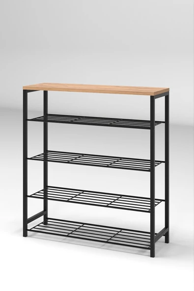 Retodesign 5 Katlı Ayakkabılık- Banyo Rafı -çok Amaçlı Raf 1890 - Resim 5