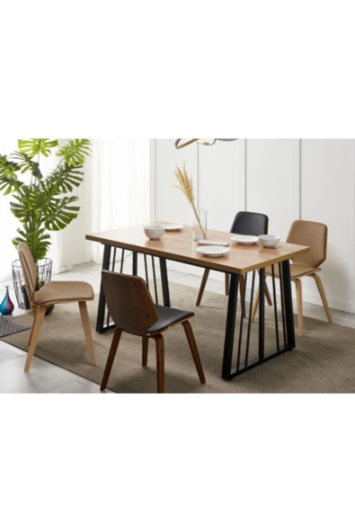 Retodesign Yemek Çalışma Masası - Resim 2