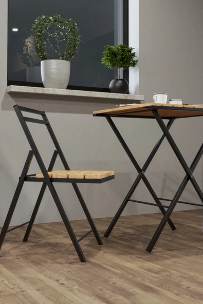 Retodesign Ege Katlanır Sandalye , Bistro Sandalye 2126 - Resim 3