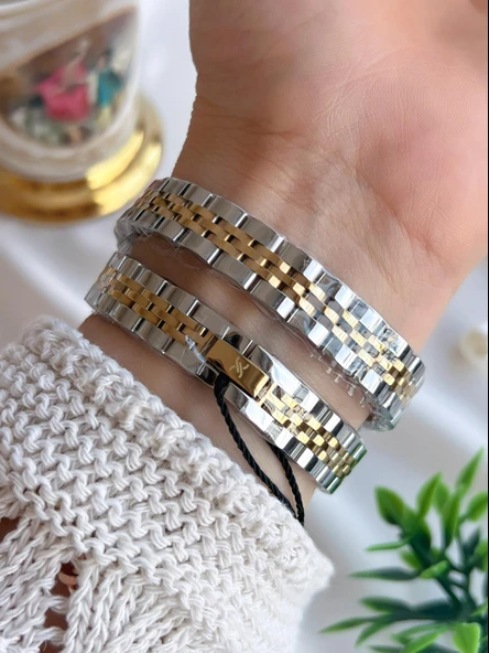 Daniel Klein 2 Yıl Garantili Özel Tasarım Dolamalı Kordonlu 3 Atm Kadın Kol Saati ZJ.14098.4 - Resim 4