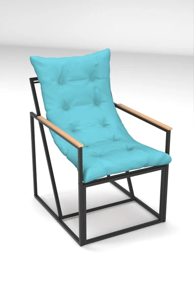 Retodesign Minderli Hamak Koltuk Mavi 4366 - Resim 3