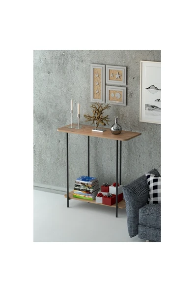 Retodesign Atlantik Çam Konsol / Dresuar / Çok Amaçlı Raf 1125 - Resim 3