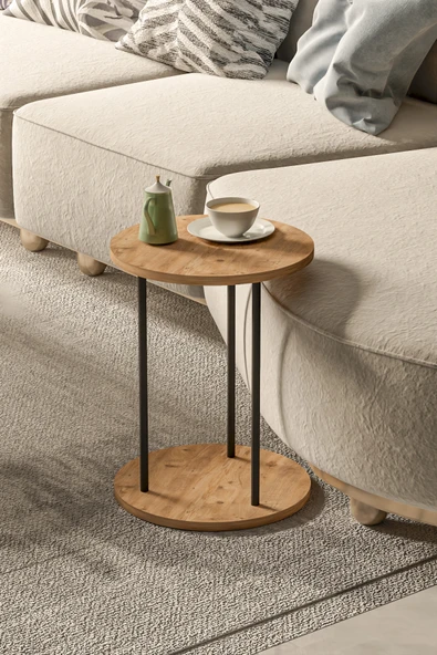 Retodesign YUVARLAK ÇAM C SEHPA 1610 - Resim 2