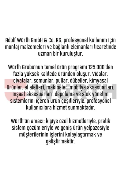 Würth Tel Halat Yağlama Ve Koruma Spreyi 500 ml - Resim 3