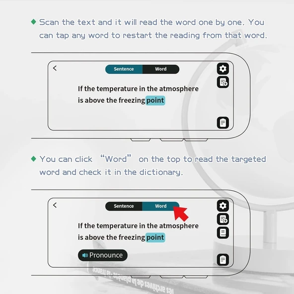 Newyes Scan Reader Pen - Tercüman Tarayıcı Kalem - Resim 2