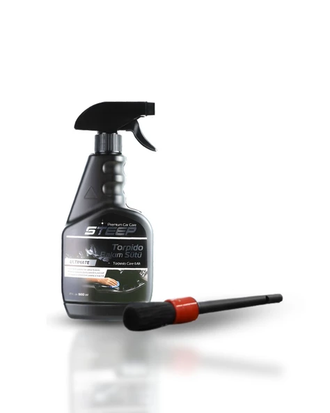 STEEP Ultimate Torpido Bakım Sütü ve Temizleyici Parlatıcı 500 Ml Premium Detay Fırça ürün görseli 1