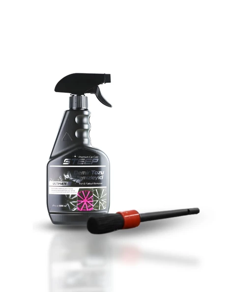 STEEP Ultimate Demir Tozu Temizleyici 500 Ml Detay Temizlik Fırçası ürün görseli