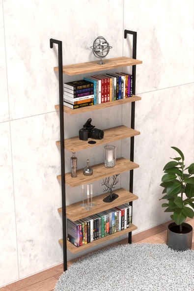 Retodesign Duvara Monte 6 Katlı Raf , Duvar Rafı - Kitaplık 2603 - Resim 3