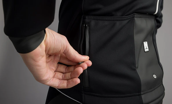 Santini VEGA MULTI Weather Polartec Erkek Kışlık Bisiklet Ceketi 3W50875VEGAMULT - Resim 12