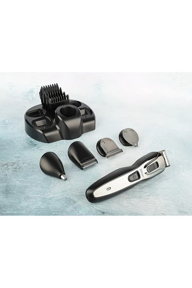 Zln3857 | Tıraş Makinesi Saç Sakal |Erkek Bakım Seti | Hermes | Paslanmaz Çelik - Resim 4