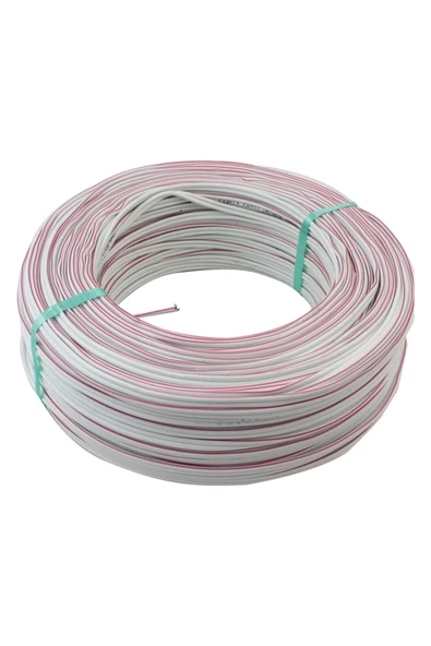 Lallim KABLO 2X0.75 CCA BEYAZ KODLU HOPARLÖR KABLOSU(100MT) (4767) - LAL5849-2988 ürün görseli