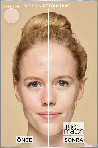 True Match Bakım Yapan Fondöten - 1C Soğuk Alt Ton Kapatıcı - Resim 2