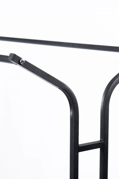 Retodesign Retohome V Konfeksiyon Ayaklı Tekerlekli Askı Siyah - Resim 3