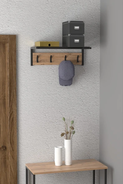 Retodesign Metal Duvar Askısı Duvar Rafı 1240 ürün görseli 1