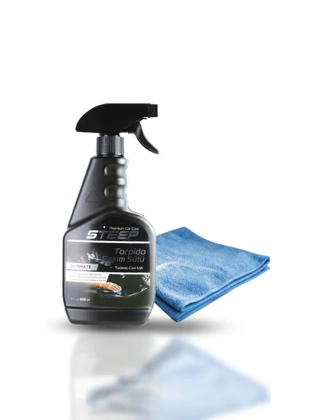 STEEP Ultimate Torpido Bakım sütü ve Temizleyici Parlatıcı 500 Ml Mikrofiber 40X40 Bez ürün görseli 1