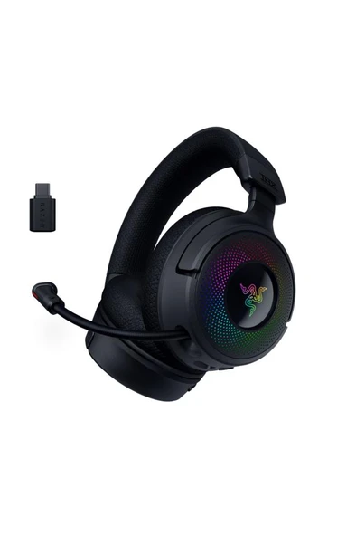Razer Kraken V4 RZ04-05170100-R3M1 RGB USB Kablosuz Kulak Üstü Oyuncu Kulaklığı Teşhir - Resim 5