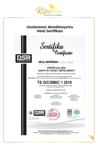 Kiperin Collagen Toz Kolajen Peptitleri İçeren Diyet Takviyesi 500 gr - Resim 6