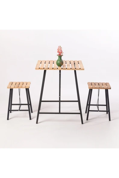 Retodesign 2 Kişilik Balkon Masası  1300 - Resim 2