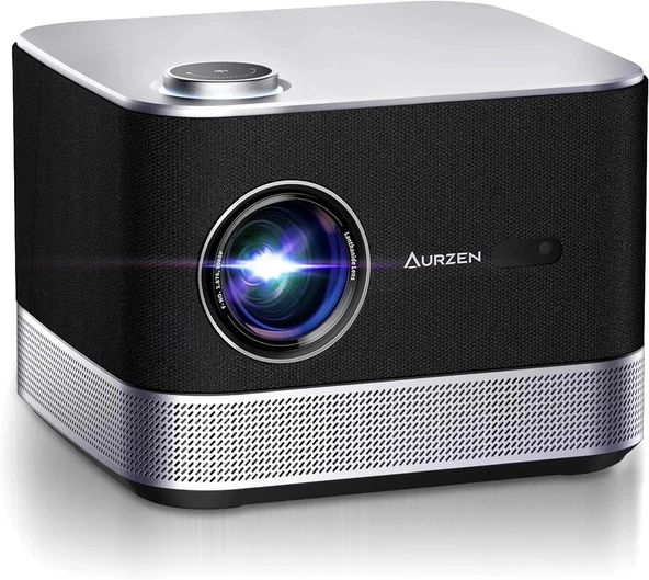Aurzen Boom 3 WiFi ve Bluetooth - 3D DoIby, 36W Hoparlör 500 ANSI 4K Destekli, Siyah ürün görseli 1