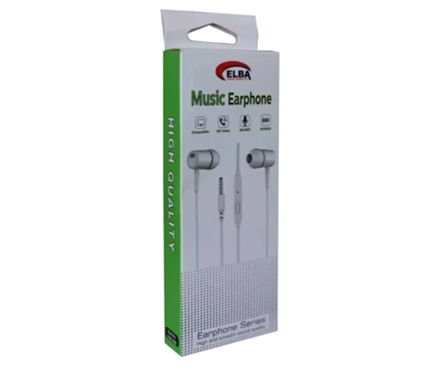 Elba Kulaklık Kablolu Elb-22-D21B Beyaz ürün görseli 1