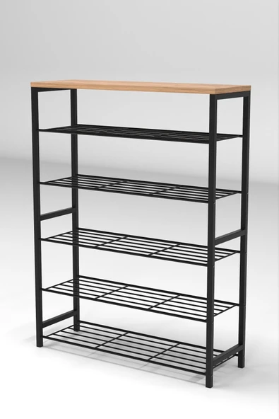 Retodesign 6 Katlı Ayakkabılık- Banyo Rafı -çok Amaçlı Raf 1891 - Resim 5