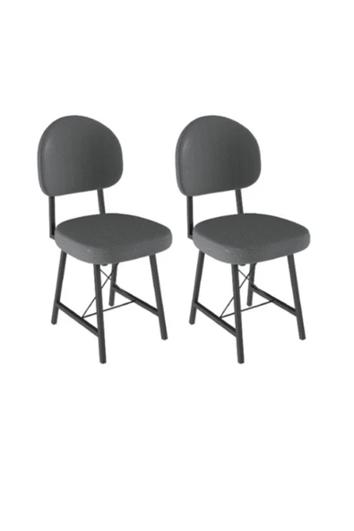 Retodesign 2 Adet Stil  Mutfak ve Salon Sandalyesi 12602 ürün görseli