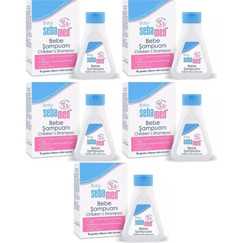 Sebamed Bebek Şampuanı 150ML Yeni Doğan (5 Li Set) ürün görseli