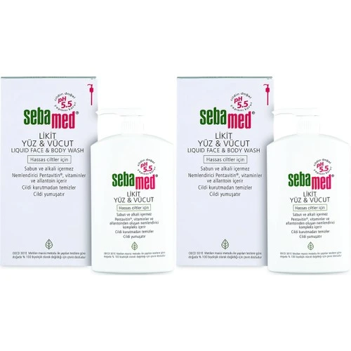 Sebamed Yüz ve Vücut Temizleyici Likit 1000ML (2 Li Set) ürün görseli