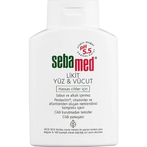 Sebamed Likit Yüz ve Vücut Temizleyici Jel 200 ml ürün görseli