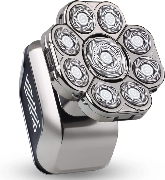 Telfun 9D Kel Erkekler İçin Baş Tıraş Makinesi, Sıkışma Önleyici ürün görseli 1