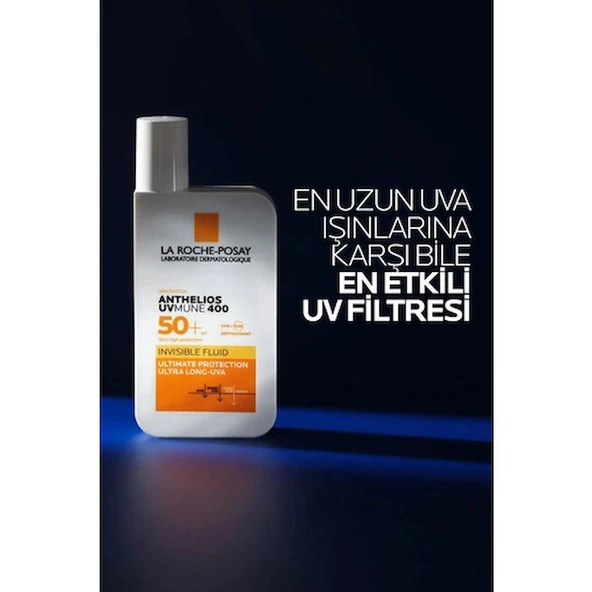 Enderun La Roche-Posay Anthelios Uvmune 400 Invisible Fluid SPF50 Karma ve Yağlı Cilt Yüz Güneş Koruyucu 50ML Güneş Kremi Gunes Kremi - Resim 3
