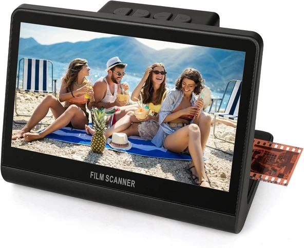 Jerbiaby 7 inç LCD Ekranlı 48 MP Film ve Slayt Tarayıcı 16GB ürün görseli