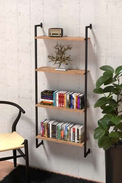 Retodesign Duvara Monte 4 Katlı Raf , Duvar Rafı - Kitaplık 2602 ürün görseli