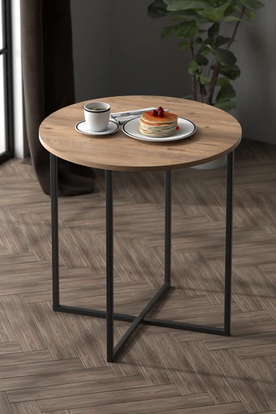 Retodesign 70 Çap Yuvarlak Masa .yemek Masası 1687 ürün görseli