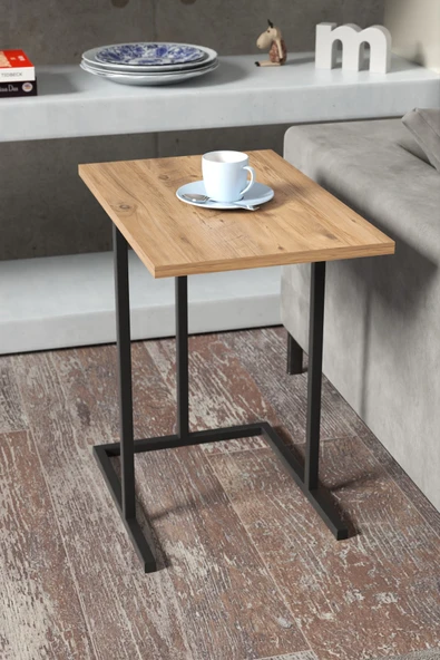 Retodesign 2li Çam Zigon Sehpa. Yan Sehpa 3100a - Resim 4