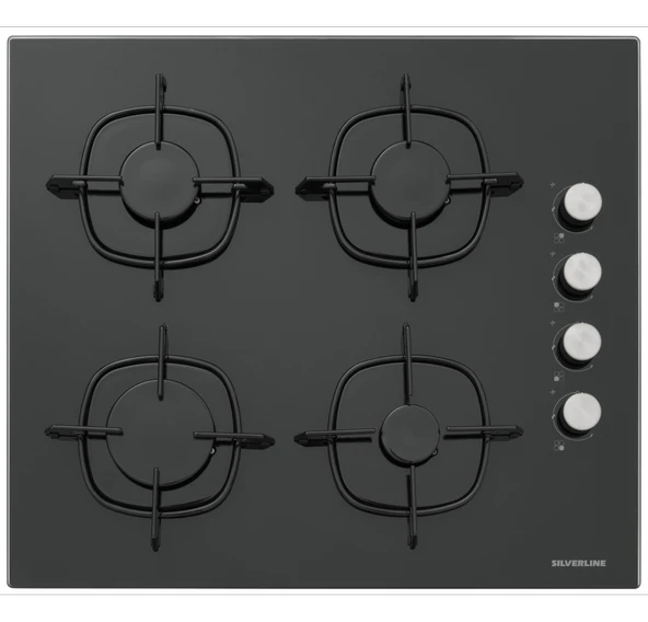 Silverline CS5700E6S01 Gri Gazlı Ankastre Ocak ürün görseli
