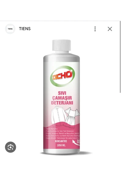 Tiens Dicho Sıvı Çamaşır Deterjanı - Resim 2