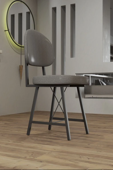 Retodesign 2 Adet Stil  Mutfak ve Salon Sandalyesi 12602 - Resim 3