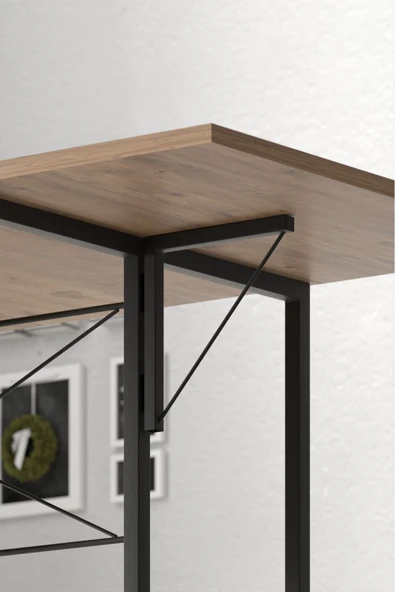 Retodesign RETODESİGN YILDIZ KATLANIR MUTFAK MASASI . KATLANIR MASA 1625 - Resim 7