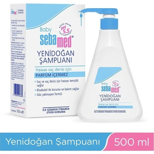 Nessiworld Sebamed Baby Yenidoğan Bebek Şampuanı 500ML - Resim 2