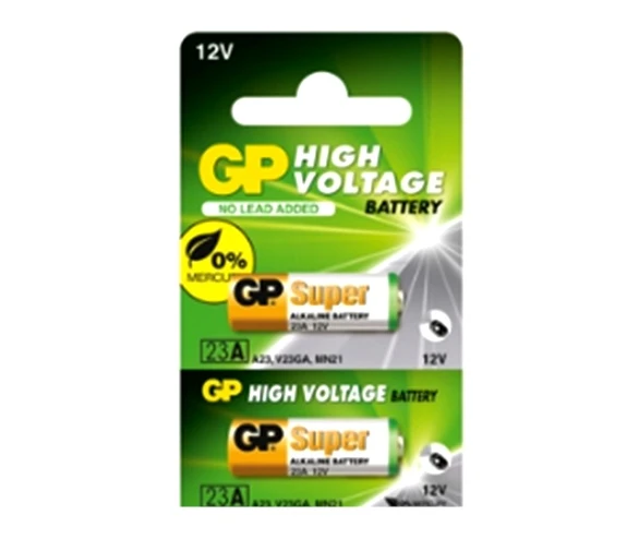 Gp Alkalin Pil 23A Küçük - 2 adet ürün görseli