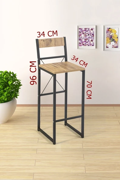 Retodesign Retohome Good Bar Sandalyesi 1652 - Resim 3