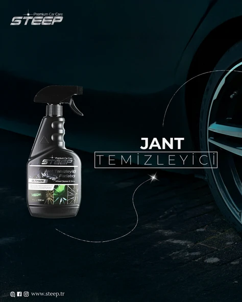 STEEP Ultimate Demir Tozu ve Jant Temizleyici 500 Ml Premium Set - Resim 4