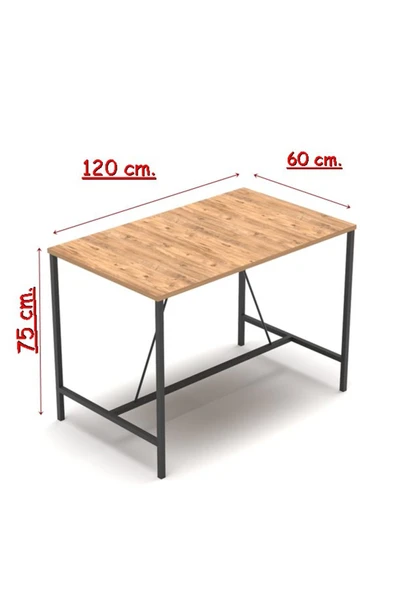 Retodesign 60/120 YEMEK MASASI . MUTFAK MASASI . 60120 - Resim 2