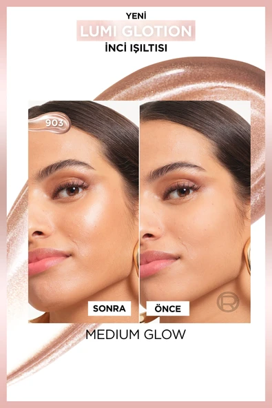 Glotion All-in-one Doğal Işıltı 903 - Medium Glow 40 ml Highlighter, Likit Aydınlatıcı ürün görseli 1