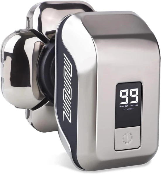 Telfun 9D Kel Erkekler İçin Baş Tıraş Makinesi, Sıkışma Önleyici - Resim 2