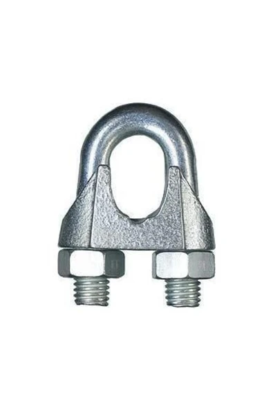 Site Hırdavat 6mm Çelik Halat Klemensi Dın 741, 10 Adet ürün görseli