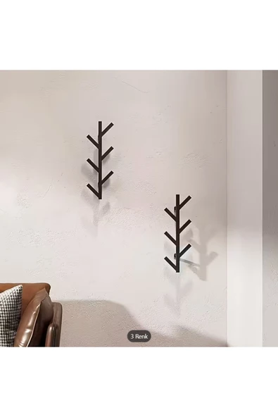 Retodesign 1 ADET 6 KANCALI DUVAR ASKISI, BANYO ASKILIK, HAVLULUK 5113 - Resim 5